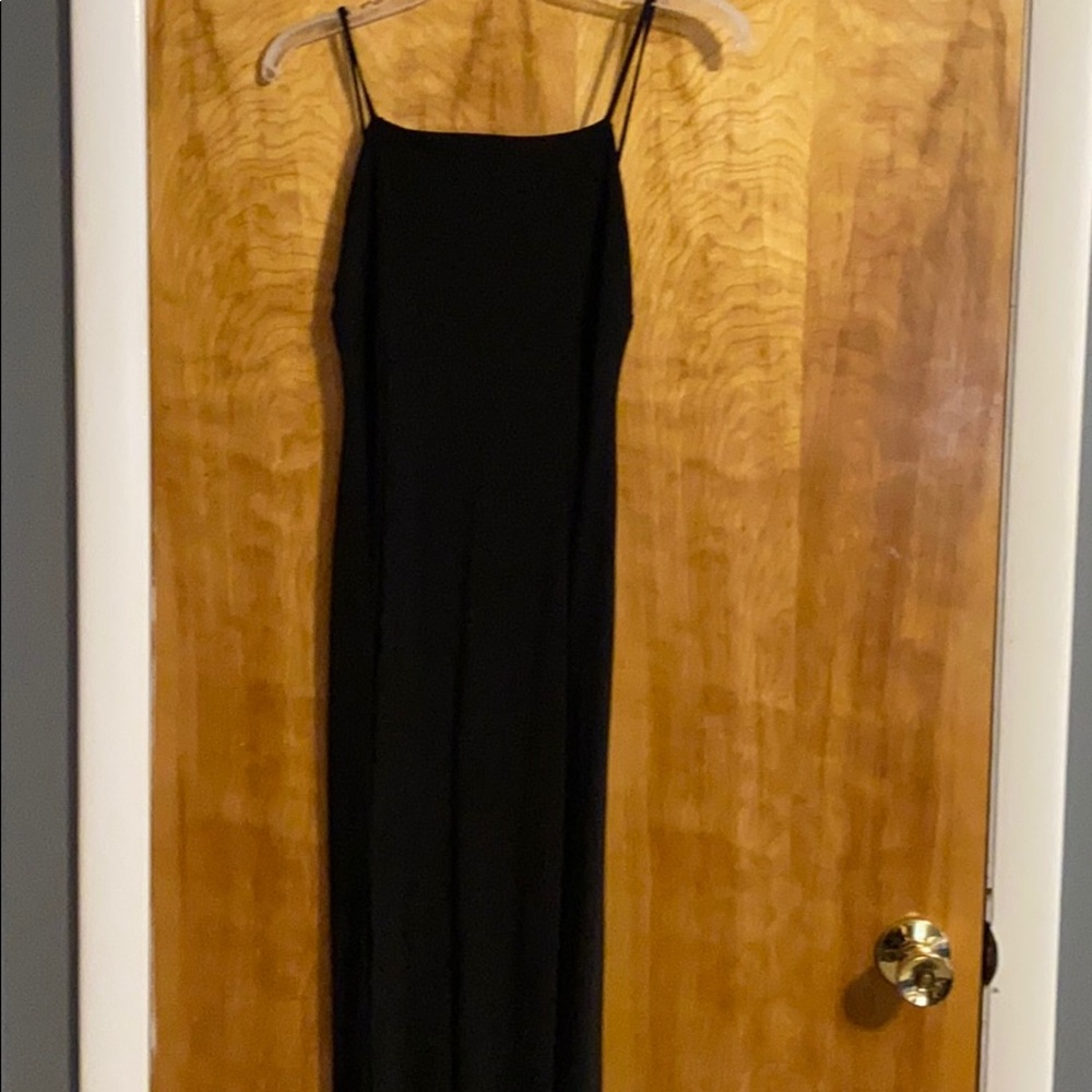 Black maxi dress